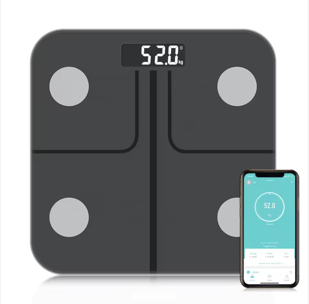 Bluetooth smart body composition scale with companion app